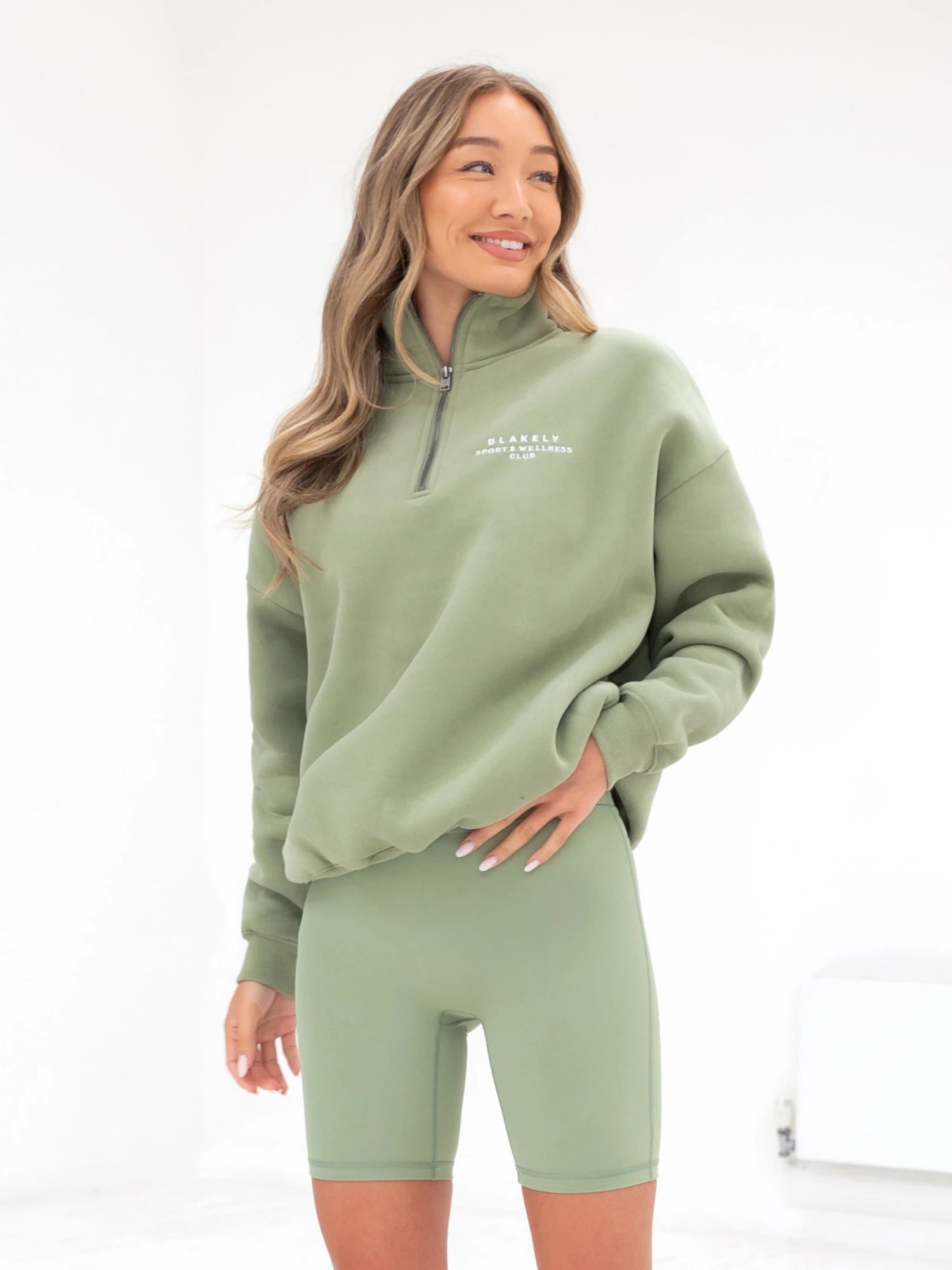 Ultimate 1/4 Zip Jumper - Pistachio 4 Ultimate 1/4 Zip Jumper - Pistachio - Image 2