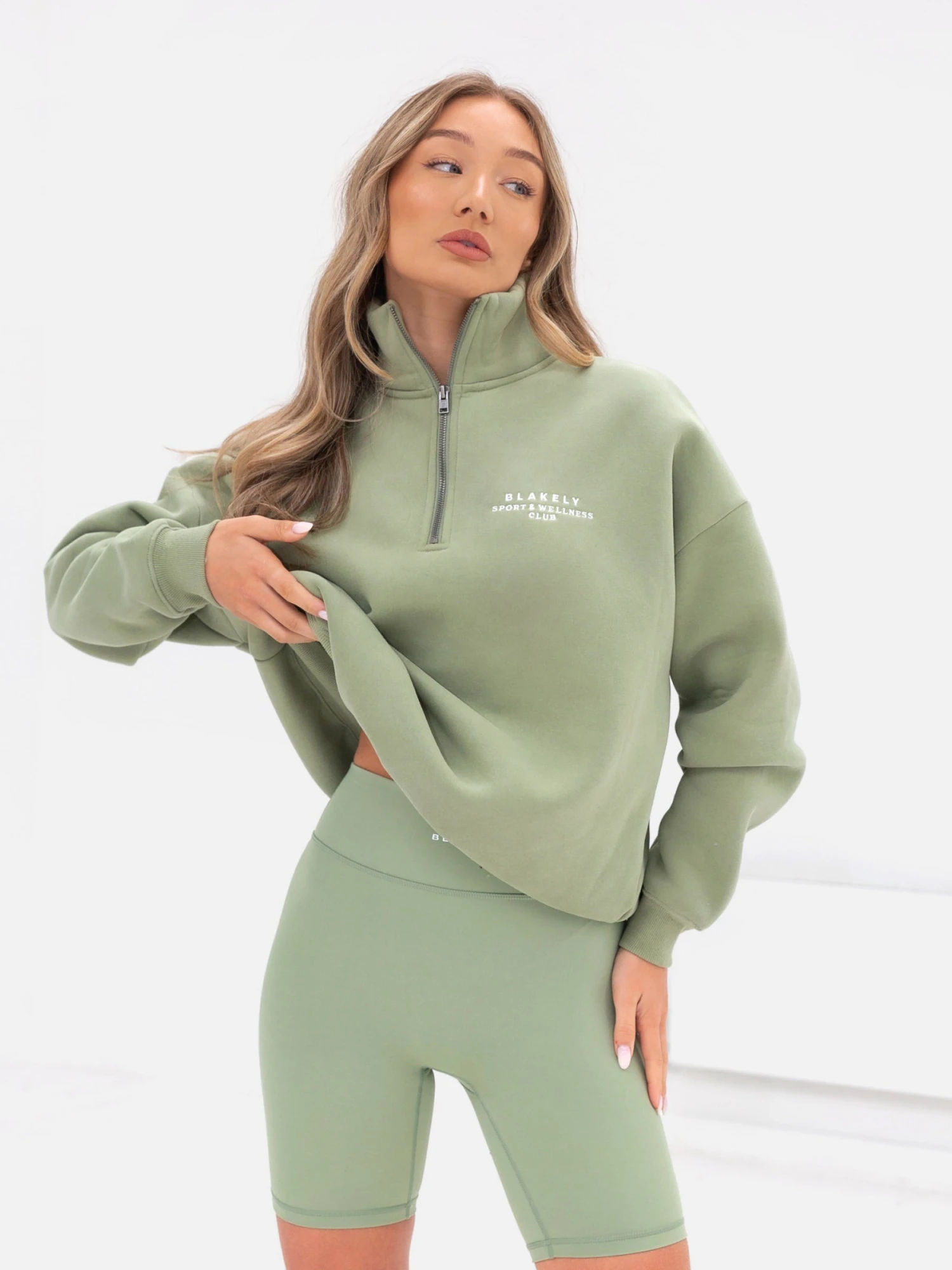 Ultimate 1/4 Zip Jumper - Pistachio 3 Ultimate 1/4 Zip Jumper - Pistachio