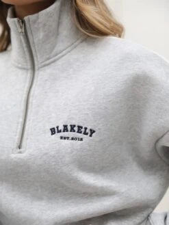 Heritage 1/4 Zip Jumper - Marl Grey -Cheap Clothing Store 219VWMarlGrey 06D