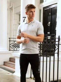 Finsbury Polo - Marl White 12 Finsbury Polo - Marl White -Cheap Clothing Store 2212MarlWhite 04D