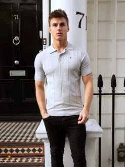 Finsbury Polo - Marl White 10 Finsbury Polo - Marl White -Cheap Clothing Store 2212MarlWhite 06D