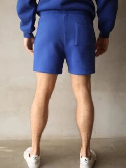 Italia Relaxed Jogger Shorts - Cobalt Blue -Cheap Clothing Store 2219BBlue 03D