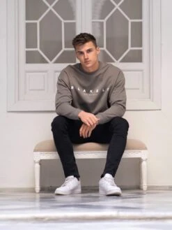 Evolved Jumper - Safari Green -Cheap Clothing Store 2220GREENGREYD 1