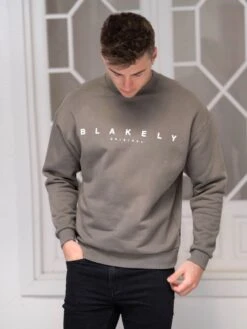 Evolved Jumper - Safari Green -Cheap Clothing Store 2220GREENGREYD