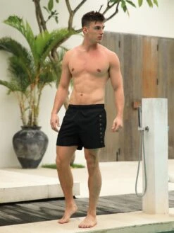 Lugano Swim Shorts - Black -Cheap Clothing Store 2222BlackD 3