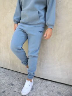 Varsity Relaxed Sweatpants - Blue -Cheap Clothing Store 224VARBlueD 4