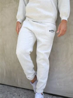 Varsity Relaxed Sweatpants - Marl White -Cheap Clothing Store 224VARGreyD 4