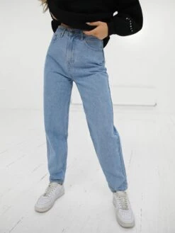 Mom Jeans - Blue 9 Mom Jeans - Blue -Cheap Clothing Store 2270MOMJEANS BLUED 3