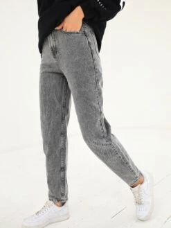 Mom Jeans - Grey 12 Mom Jeans - Grey -Cheap Clothing Store 2270MOMJEANS GREYD 5