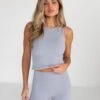 Sofia Soft Vest - Pale Lilac 1 Sofia Soft Vest - Pale Lilac -Cheap Clothing Store 2271YLilac 0D