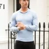 Salisbury Ribbed Polo - Light Blue 1 Salisbury Ribbed Polo - Light Blue -Cheap Clothing Store 2291 LIGHTBLUE NEWLEAD