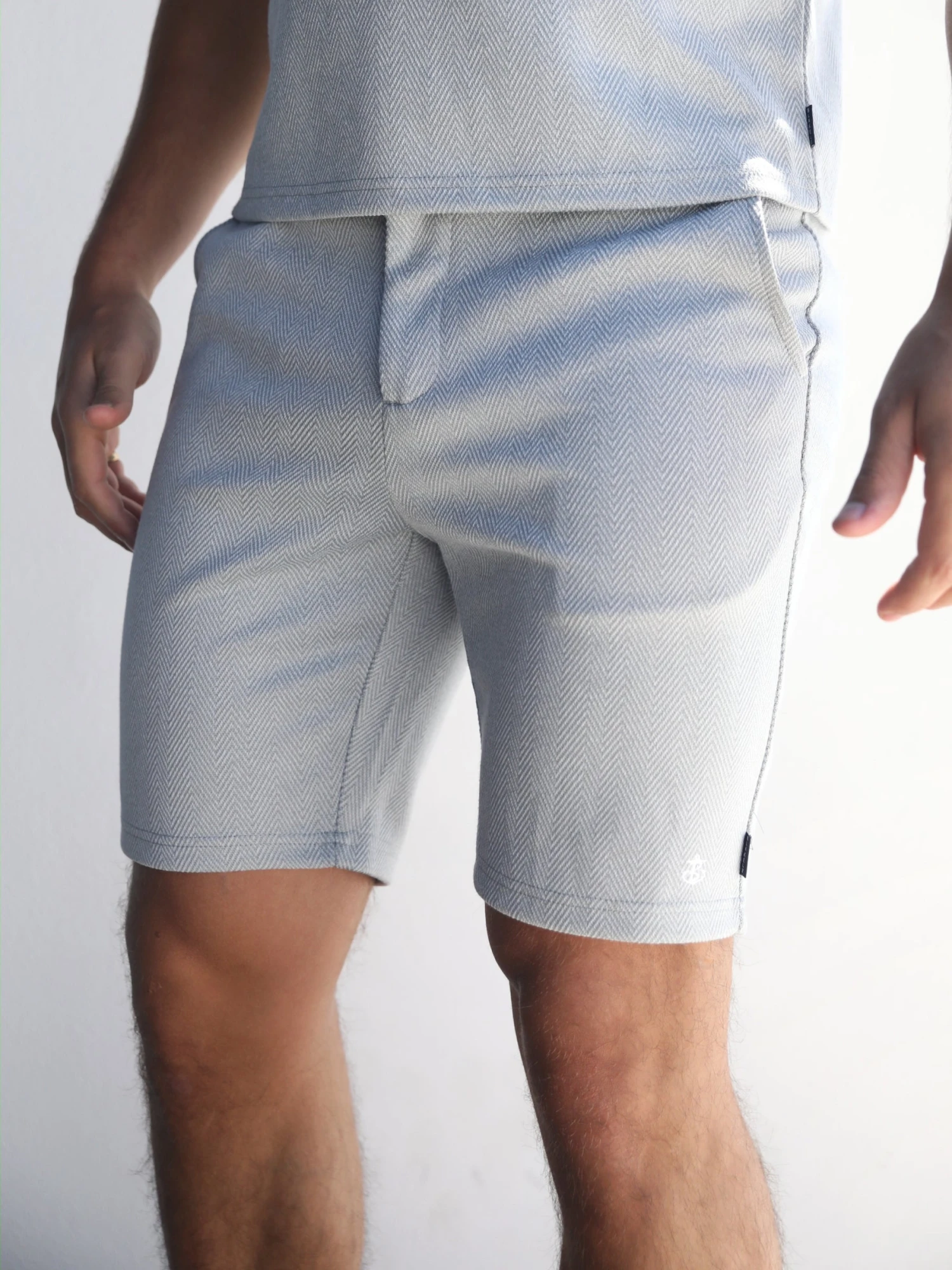 Positano Shorts - Light Grey 7 Positano Shorts - Light Grey - Image 5