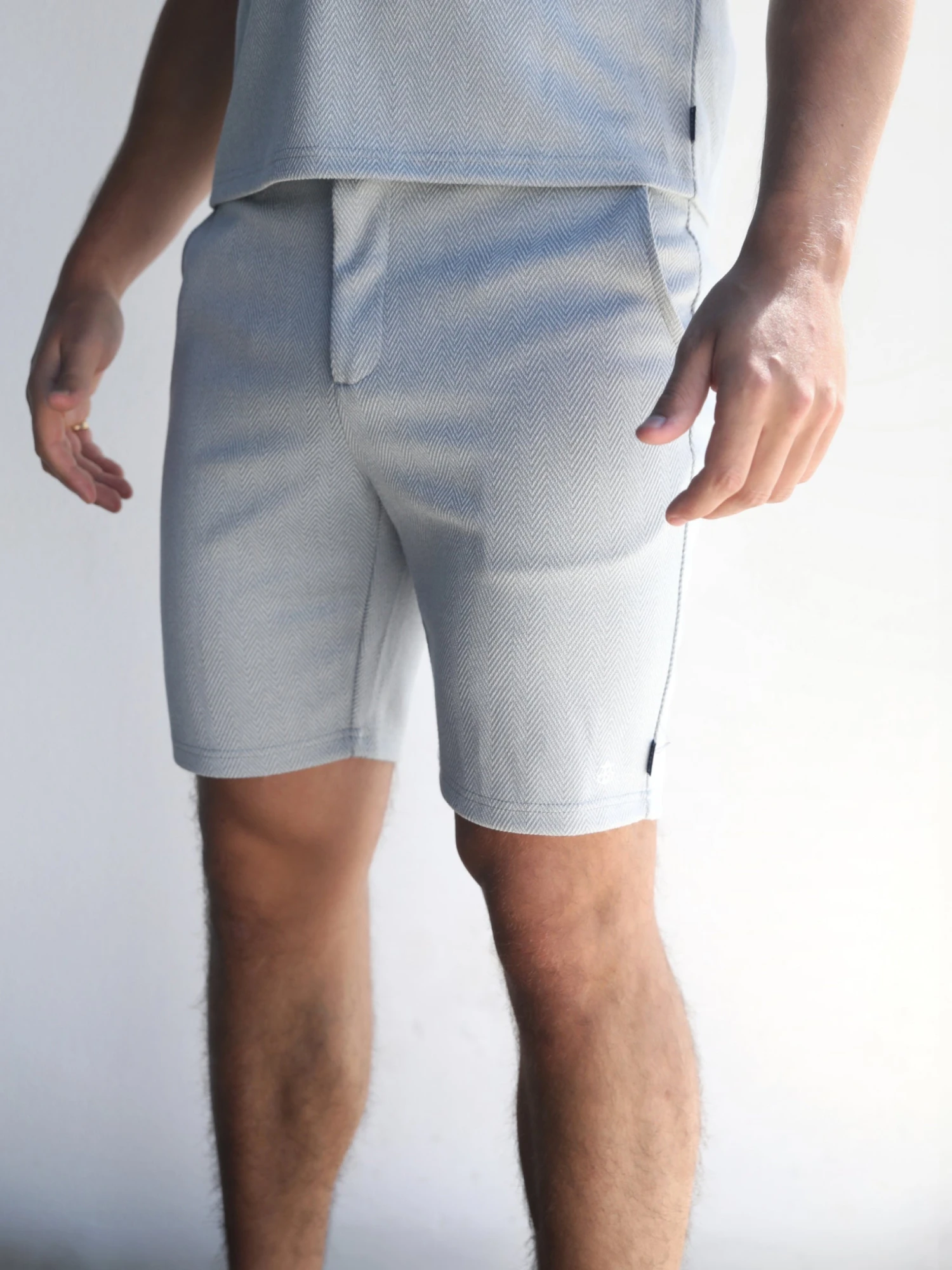 Positano Shorts - Light Grey 3 Positano Shorts - Light Grey