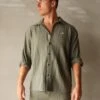 Salvatore Long Sleeve Shirt - Khaki 1 Salvatore Long Sleeve Shirt - Khaki -Cheap Clothing Store 2385KhakiLEADD