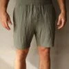 Salvatore Shorts - Khaki 2 Salvatore Shorts - Khaki -Cheap Clothing Store 2386KhakiLEADD