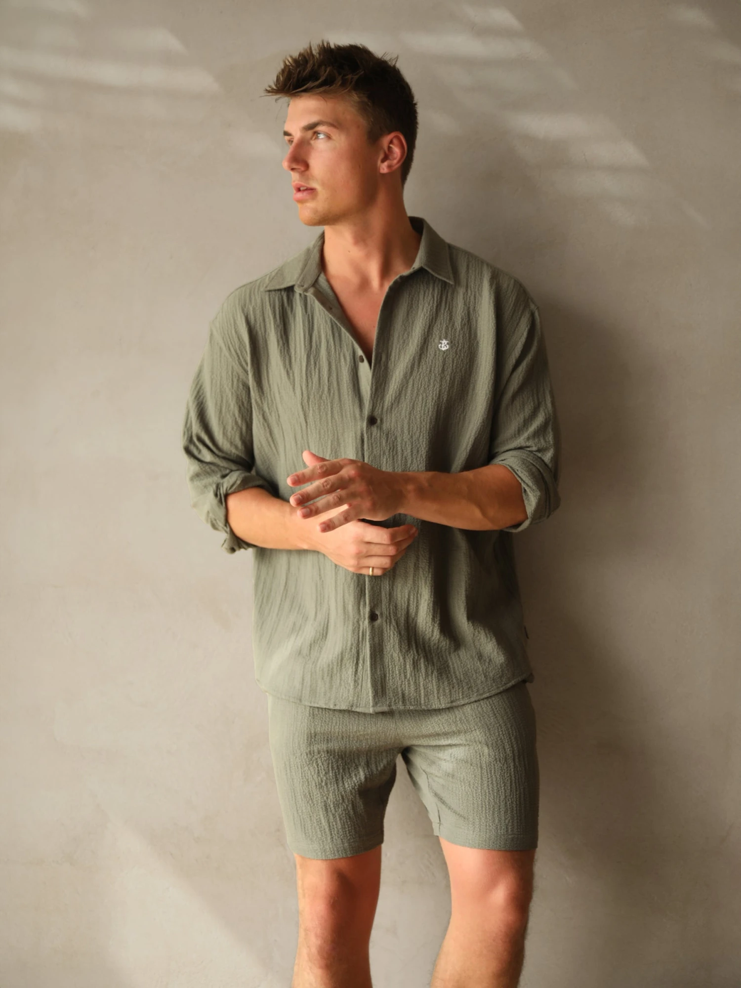 Salvatore Shorts - Khaki 6 Salvatore Shorts - Khaki - Image 4