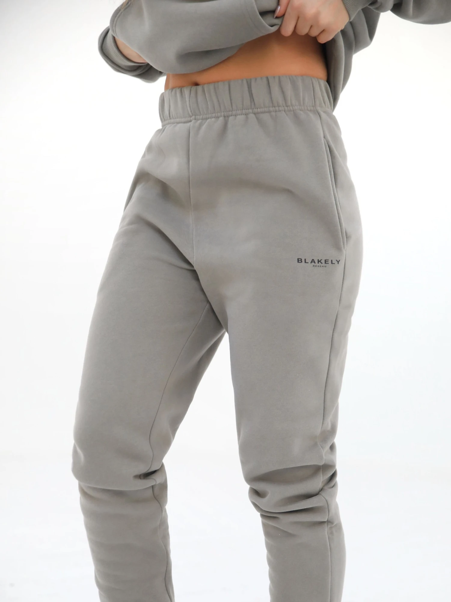 Reseau Sweatpants - Stone Grey 4 Reseau Sweatpants - Stone Grey - Image 2