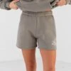 Italia Jogger Shorts - Stone Grey