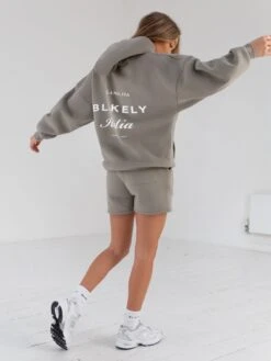 Italia Jogger Shorts - Stone Grey -Cheap Clothing Store 2527BWGrey 03D