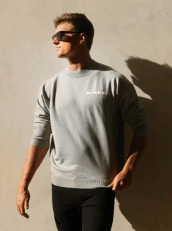 Blakely Knitted Jumper - Light Grey -Cheap Clothing Store 2530AGrey07NEW