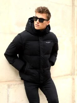 Ultimate Multiway Puffer Coat - Black -Cheap Clothing Store 2540MBLACKD