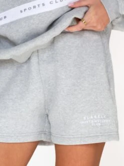 Serena Jogger Shorts - Marl Grey -Cheap Clothing Store 2542PMarlgrey 03D