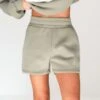 Serena Jogger Shorts - Olive 2 Serena Jogger Shorts - Olive -Cheap Clothing Store 2542POLIVEgreenLEADD