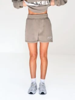 Serena Jogger Shorts - Safari Green -Cheap Clothing Store 2542PSafarigreen 02D