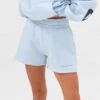 Isabel Jogger Shorts - Powder Blue -Cheap Clothing Store 2542PowderBlue 07LEADD