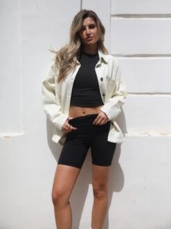 Francesca Shacket - Off White -Cheap Clothing Store 2587OffWhite 02D