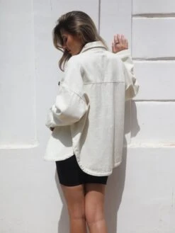 Francesca Shacket - Off White -Cheap Clothing Store 2587OffWhite 04D