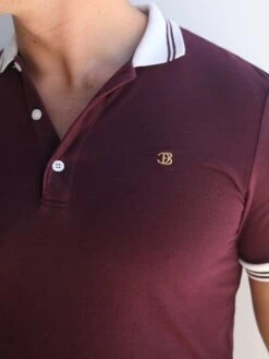 Dalston Polo - Burgundy -Cheap Clothing Store 2634Burgundy 03D 161d8234 5882 420b 85d9 31bb731847c5