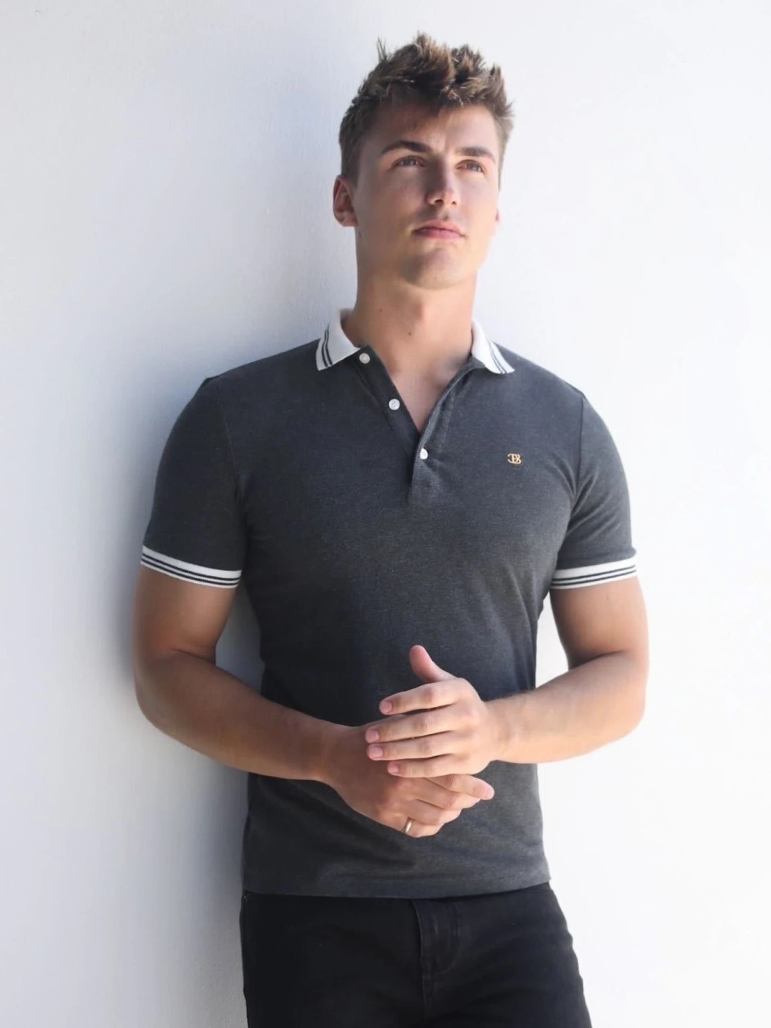 Dalston Polo - Charcoal 3 Dalston Polo - Charcoal
