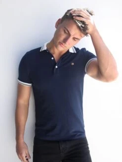 Dalston Polo - Navy -Cheap Clothing Store 2634Navy 02D ea1190bb ab63 4065 bb8f 56cd84960555