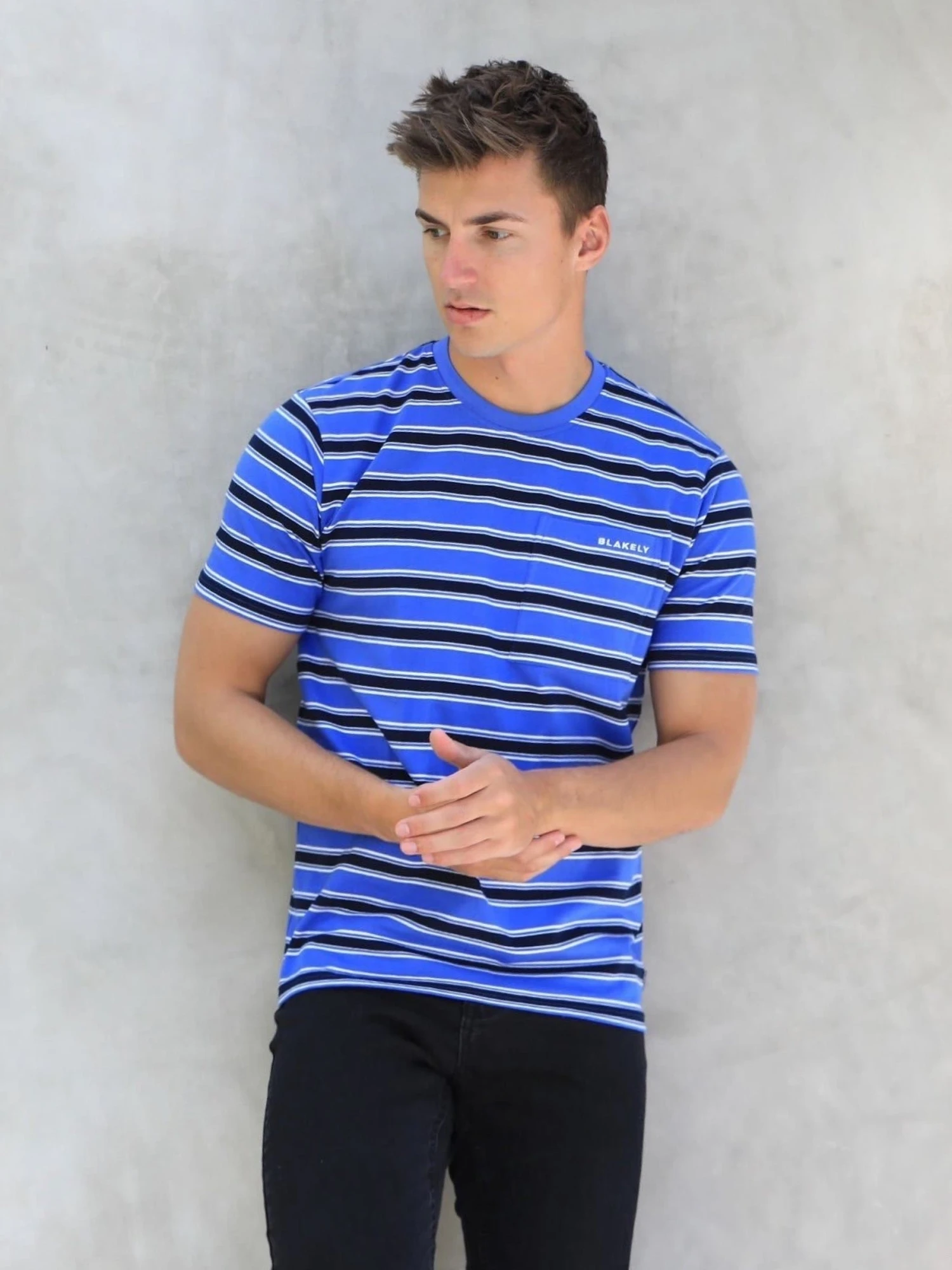 Alban Relaxed T-Shirt - Blue 3 Alban Relaxed T-Shirt - Blue