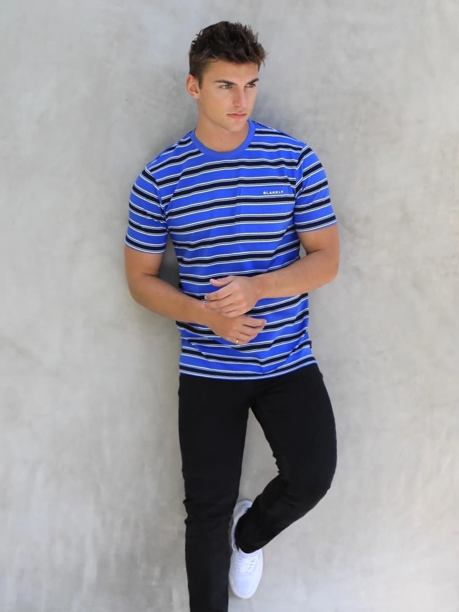 Alban Relaxed T-Shirt - Blue 4 Alban Relaxed T-Shirt - Blue - Image 2