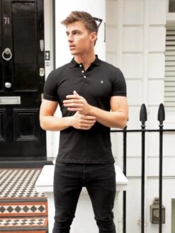 Ryton Soft Polo - Black -Cheap Clothing Store 2639Black 01D