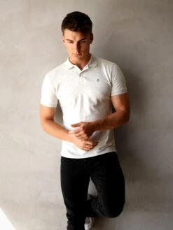 Ryton Soft Polo - Marl White -Cheap Clothing Store 2639MarlWhite 02D c42e9751 829e 4a3d b1bf 5cd68f7b529c