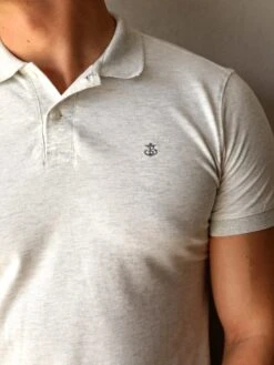 Ryton Soft Polo - Marl White -Cheap Clothing Store 2639MarlWhite 06D