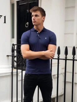 Ryton Soft Polo - Navy 13 Ryton Soft Polo - Navy -Cheap Clothing Store 2639Navy 03D