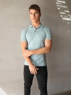 Ryton Soft Polo - Mint Green 9 Ryton Soft Polo - Mint Green -Cheap Clothing Store 2639Sage 02D