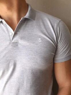 Burton Marl Polo Shirt - Marl Grey -Cheap Clothing Store 2641midgrey 01D