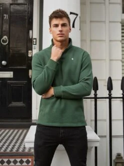 Otley Collared Jumper - Green 12 Otley Collared Jumper - Green -Cheap Clothing Store 2643Green 04D