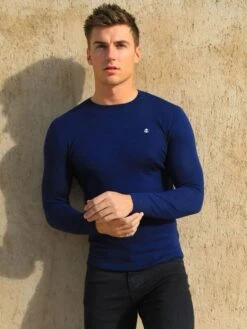 Sudbury Knitted Jumper - Navy