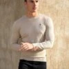 Sudbury Knitted Jumper - Tan 1 Sudbury Knitted Jumper - Tan -Cheap Clothing Store 2645 TAN NEWLEAD