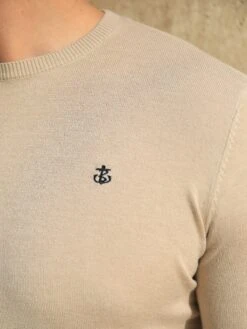 Sudbury Knitted Jumper - Tan -Cheap Clothing Store 2645Tan 02D