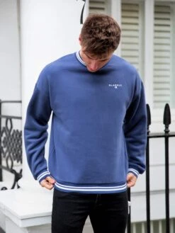Bexley Relaxed Jumper - Navy -Cheap Clothing Store 2668Navy 01D