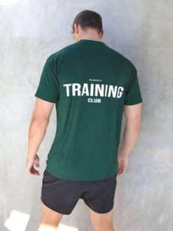 Relaxed Training T-Shirt - Dark Green -Cheap Clothing Store 2686TGreen 04D