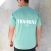 Relaxed Training T-Shirt - Sage Green 2 Relaxed Training T-Shirt - Sage Green -Cheap Clothing Store 2686TSage 07BACKLEADD