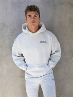 Training Club Relaxed Hoodie - Marl White -Cheap Clothing Store 2693TMarlWhite 02D